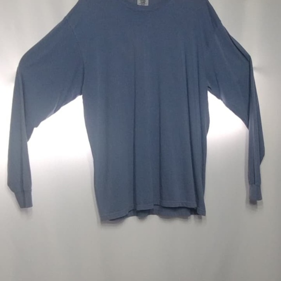 Comfort colors Men's Blue Long Sleeve Shirt size XL pre owned good condition - Picture 2 of 11